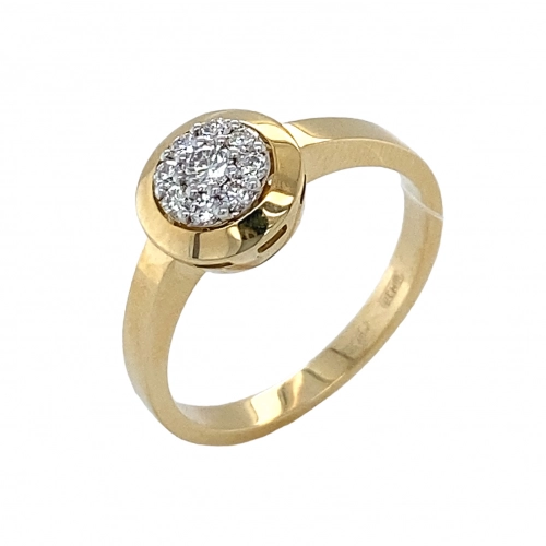 Кольцо (585 ж) бриллиант